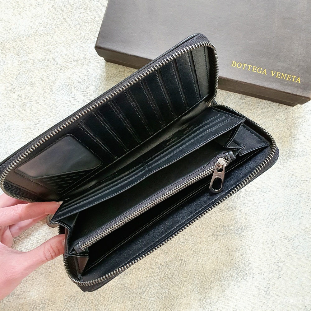 Кошелек Bottega Veneta кожаный
