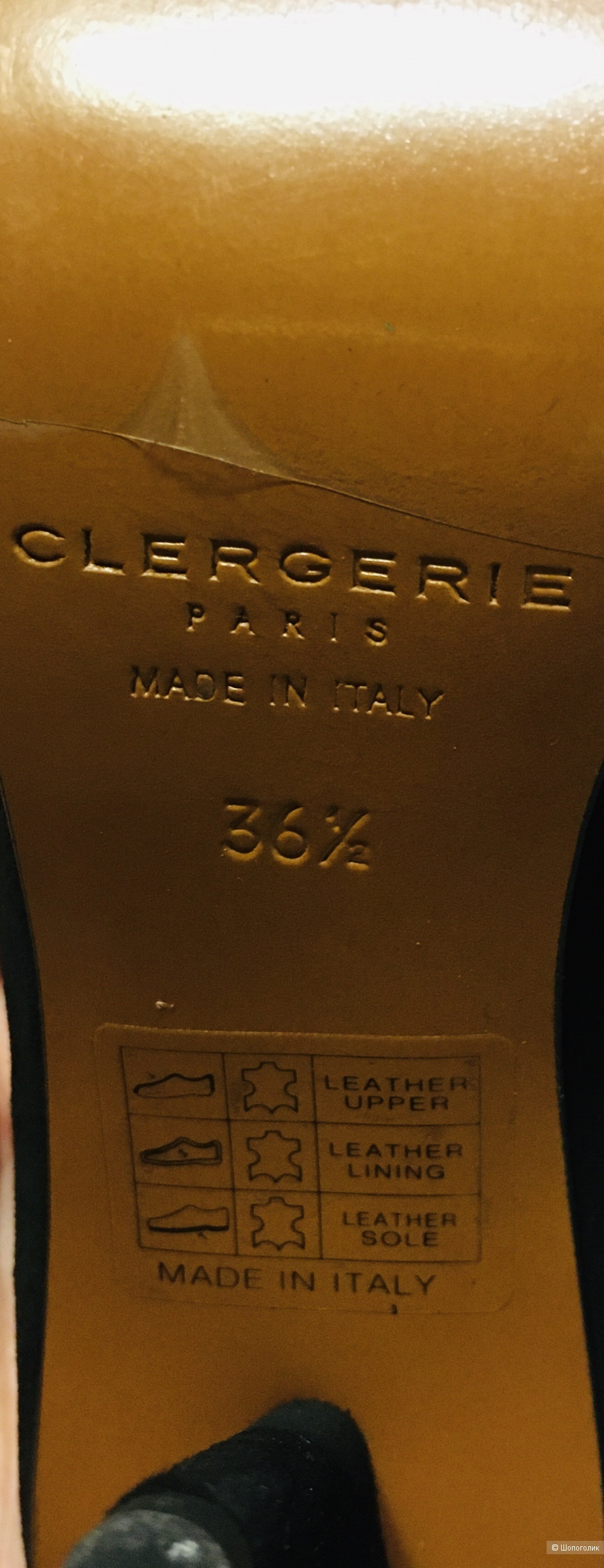 Мюли на каблуке Clergerie, размер 36-36,5
