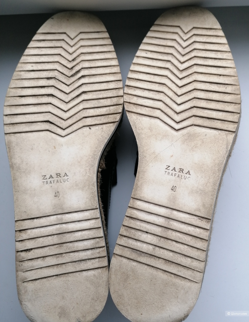 Кожаные туфли Zara 40 размера