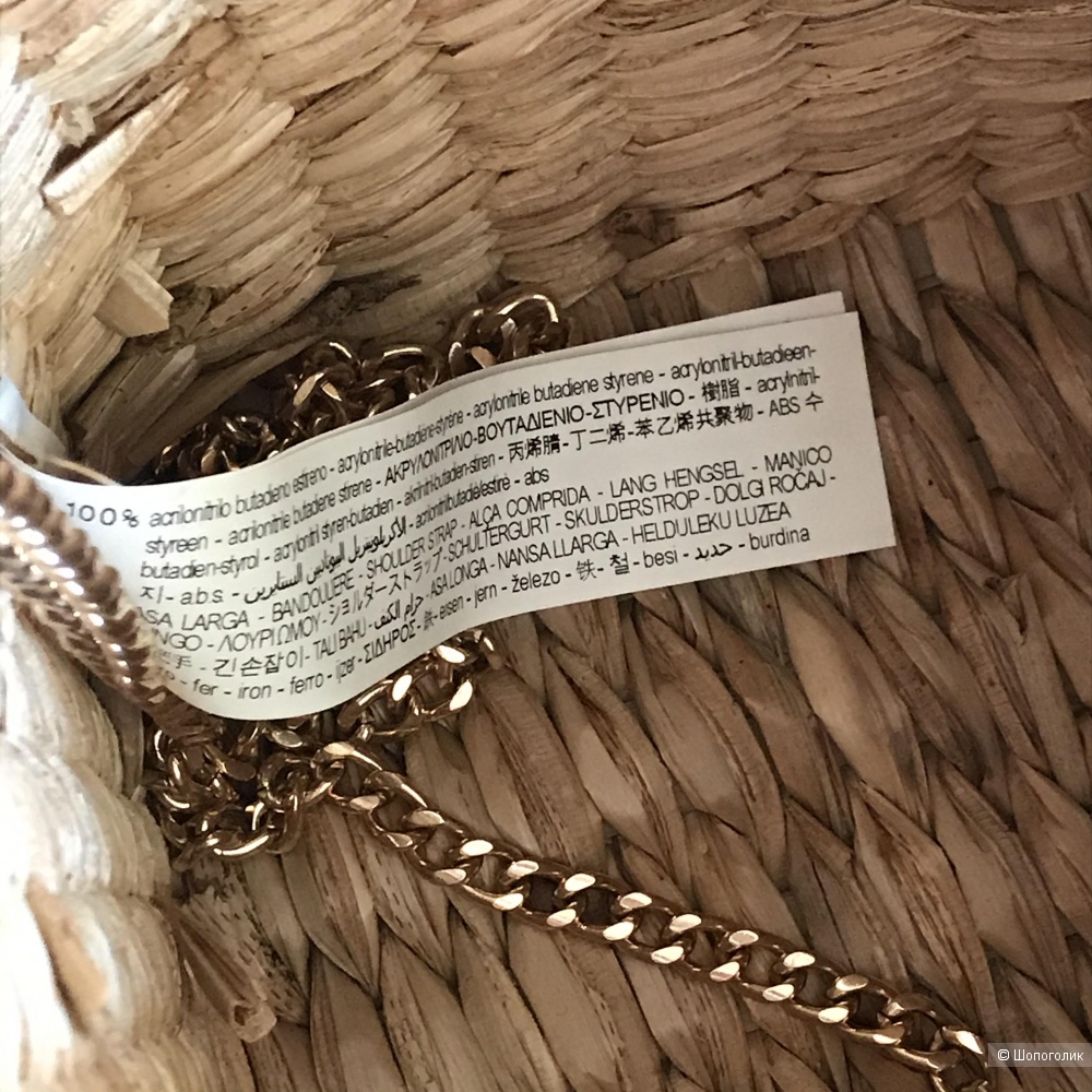 Соломенная сумка Zara OS