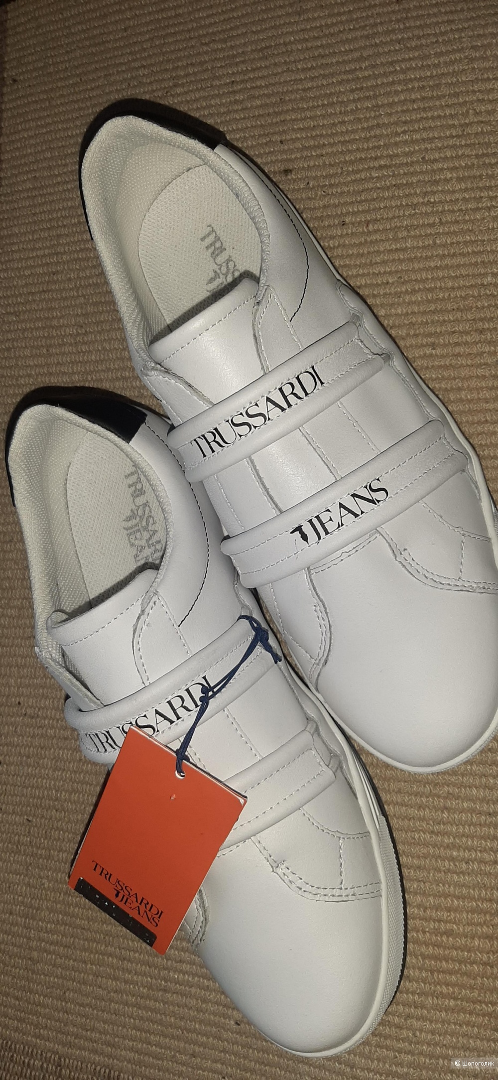 Кожаные сникерсы Trussardi, 42-43