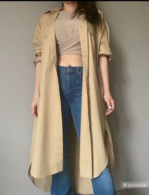 Платье-Рубашка ZARA L oversize