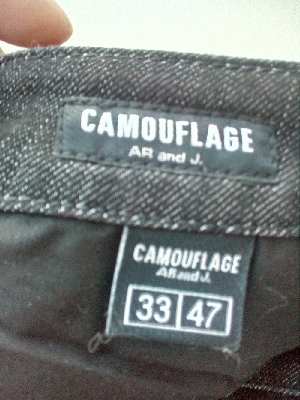 Джинсы Camouflage AR and J., размер 46—48
