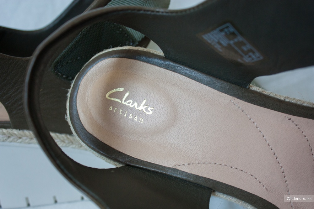 Босоножки Clarks на танкетке, 38 Ru