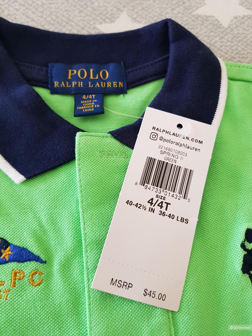 Поло Ralph Lauren размер 4Т