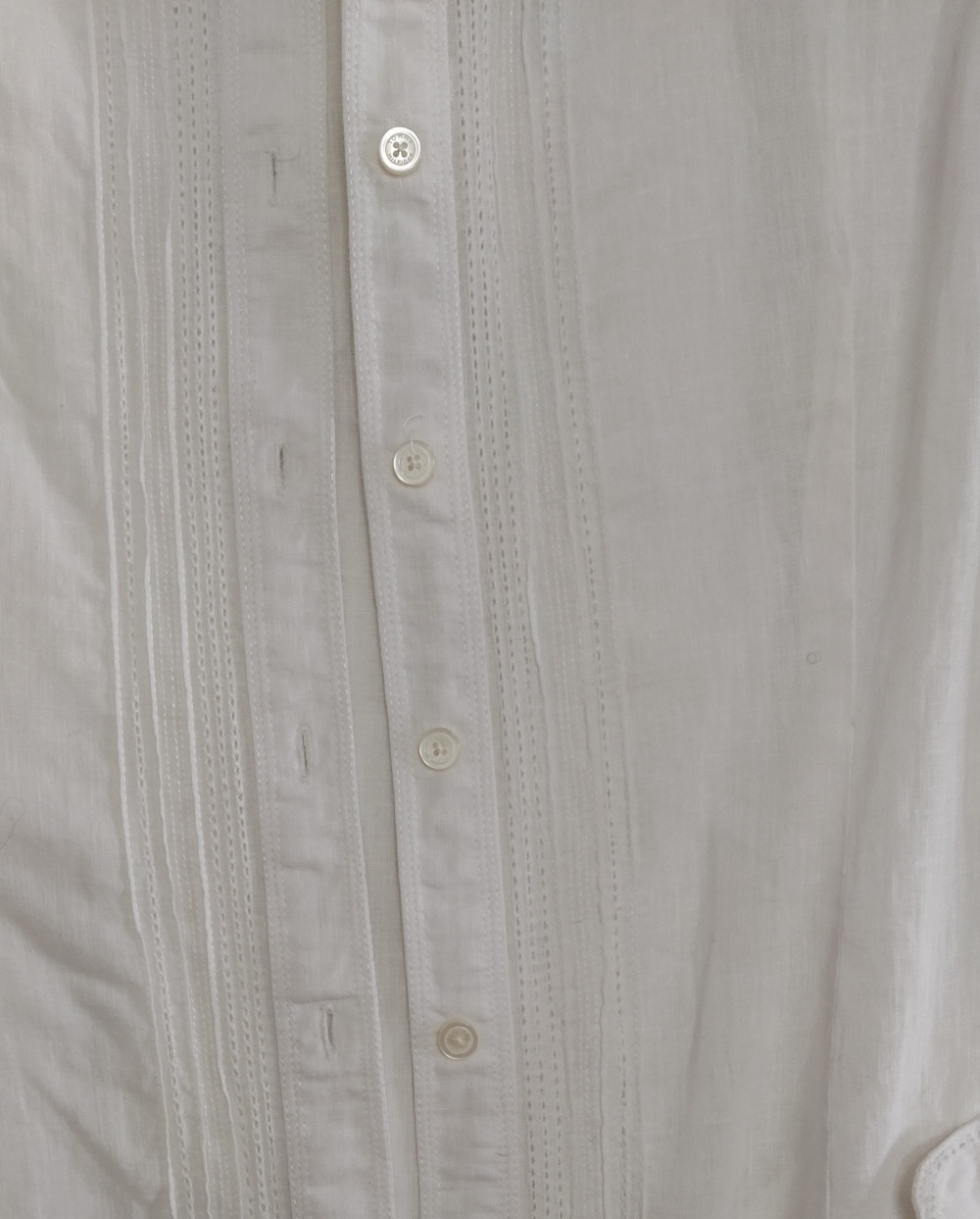 Платье  - рубашка белое Tommy Hilfiger, L, M