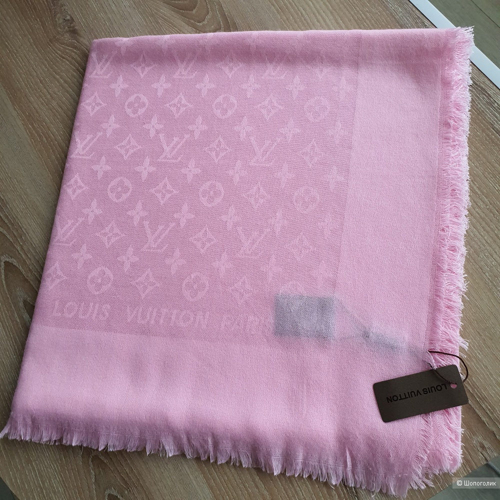 Шаль Louis Vuitton (платок\палантин) розовый