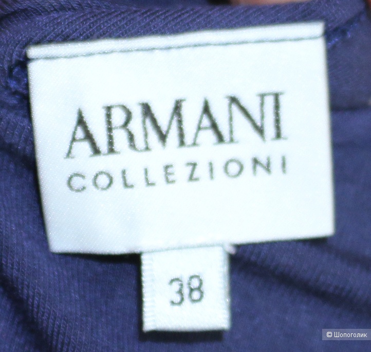 Топик синий Armani размер 42-44