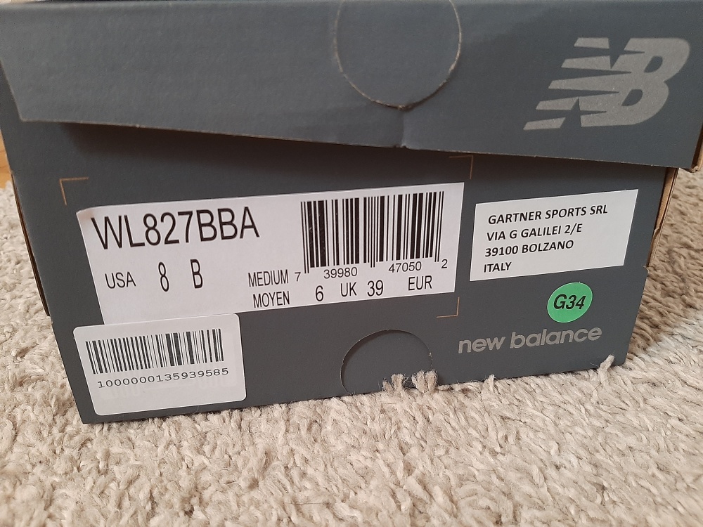 Кроссовки New Balance 827, 39UE