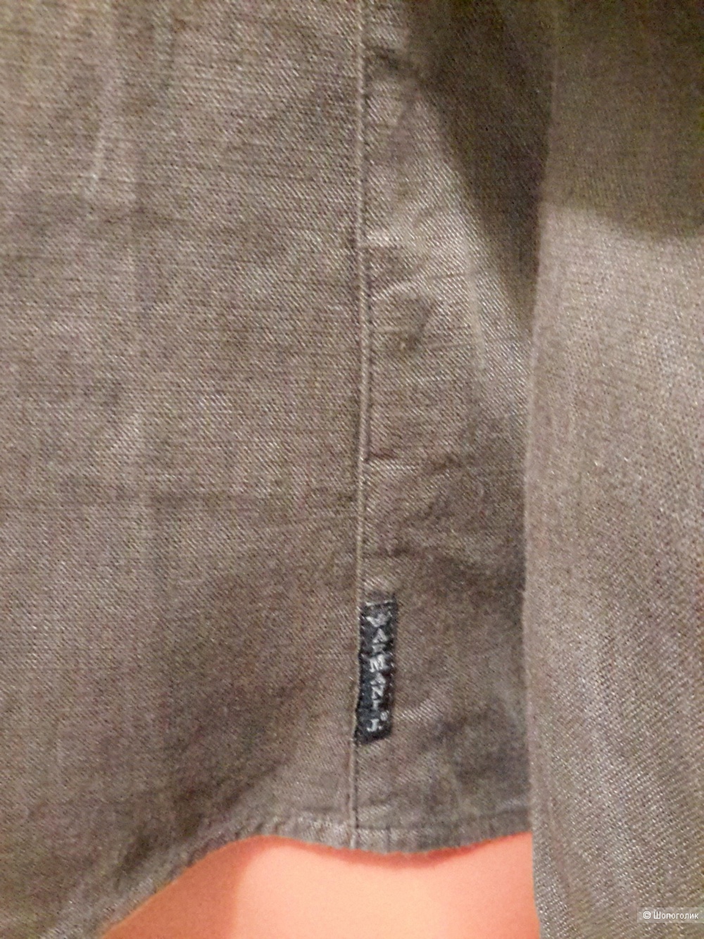 Рубашка 100% лен  ARMANI JEANS, размер 44/46