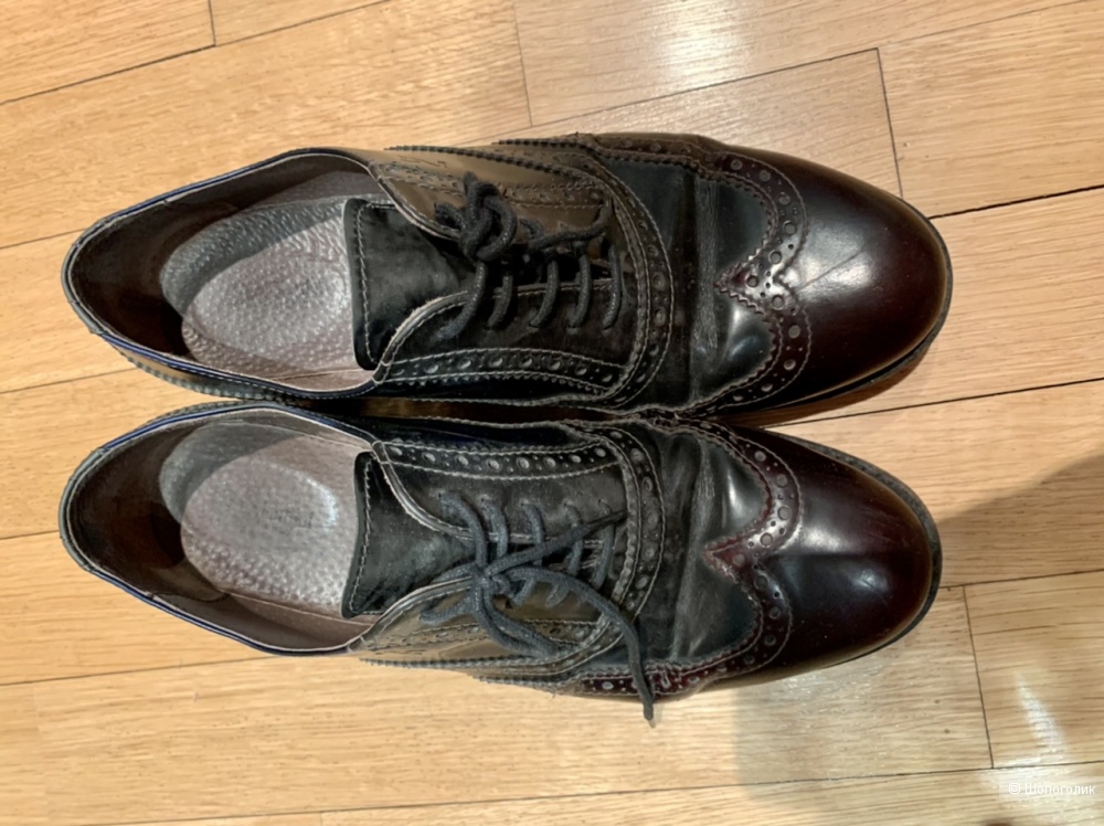 Ботинки кожаные дерби Nero Giardini 38