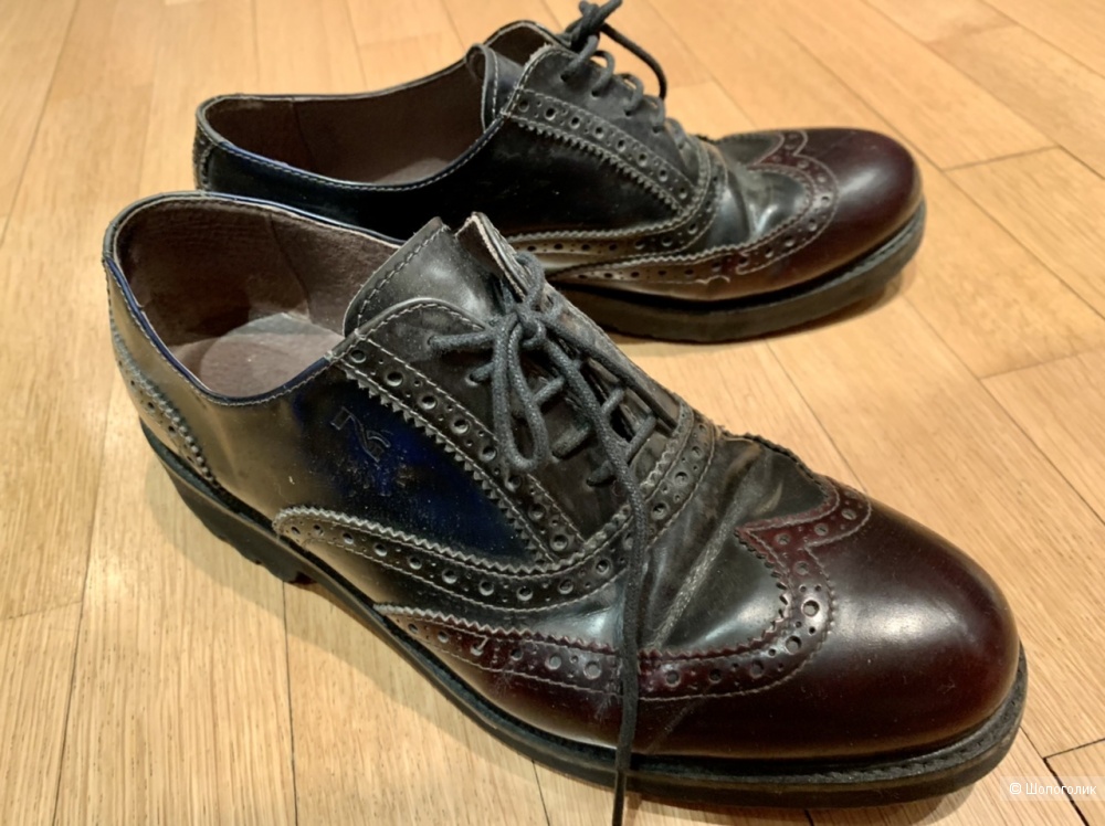 Ботинки кожаные дерби Nero Giardini 38