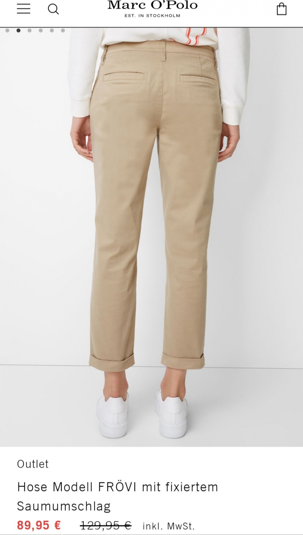 Укороченные брюки Marc O'Polo,46 размер