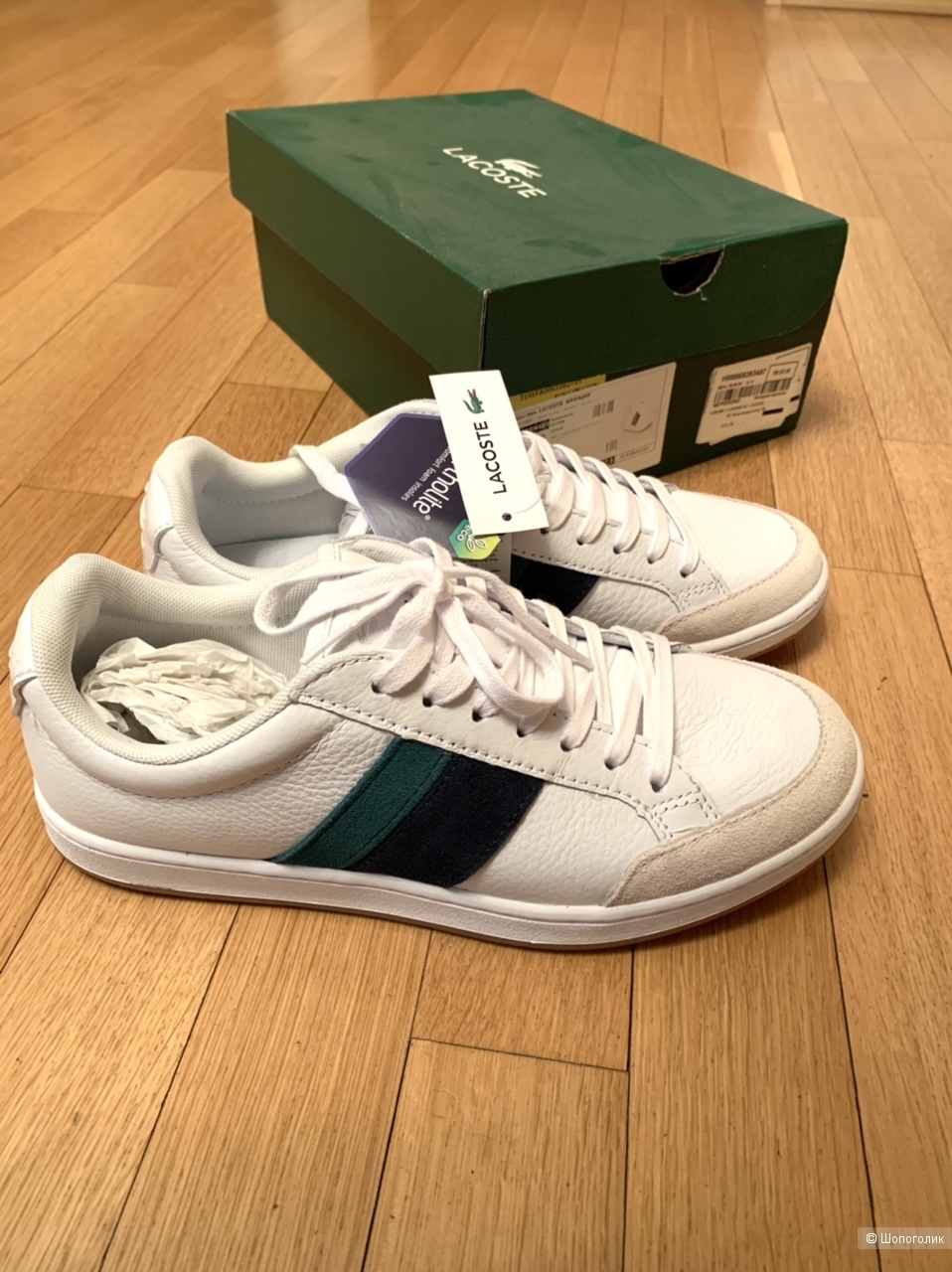 Кроссовки- кеды Lacoste Carnaby Ace  37,5