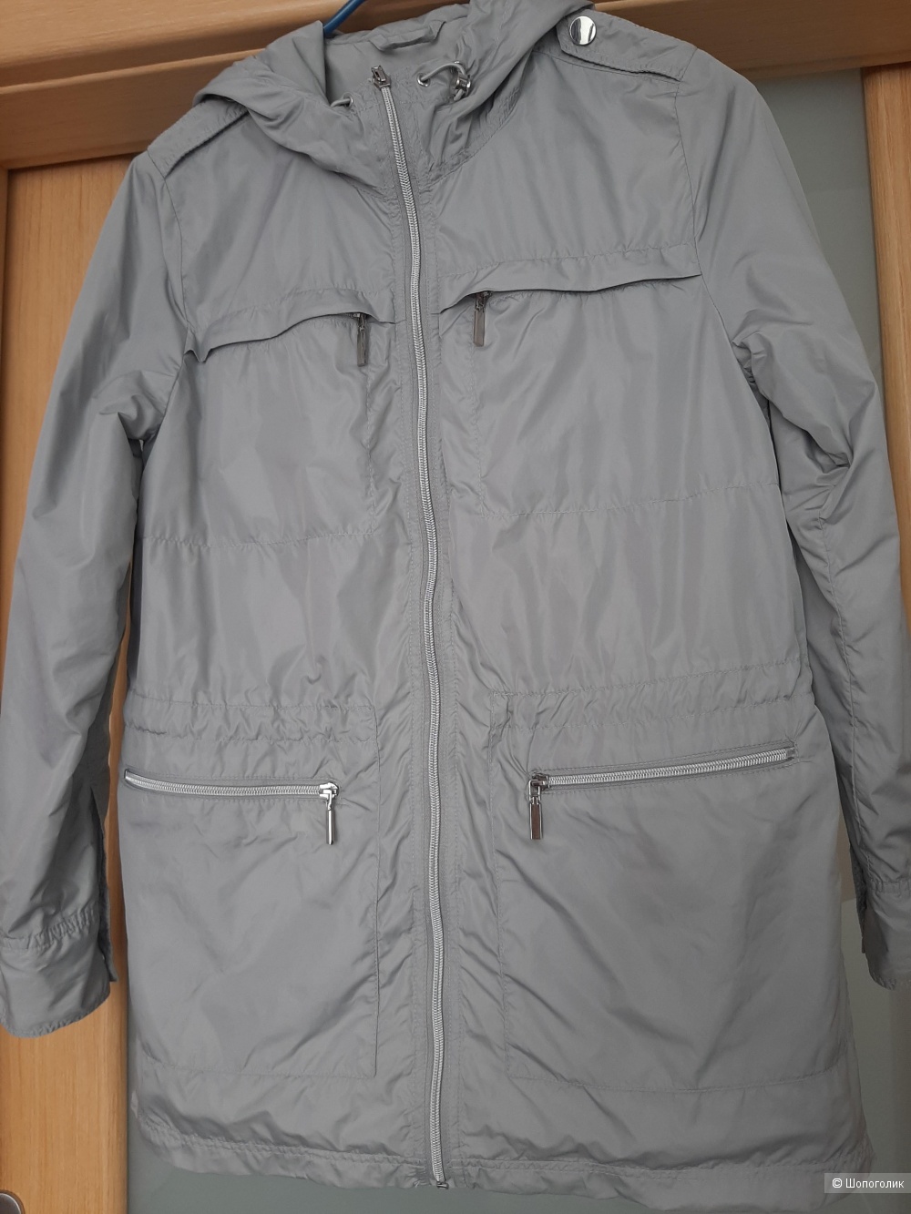 Куртка/ветровка lawine, размер 46 (в цвете серебро)