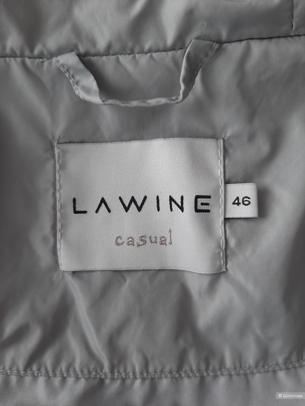 Куртка/ветровка lawine, размер 46 (в цвете серебро)