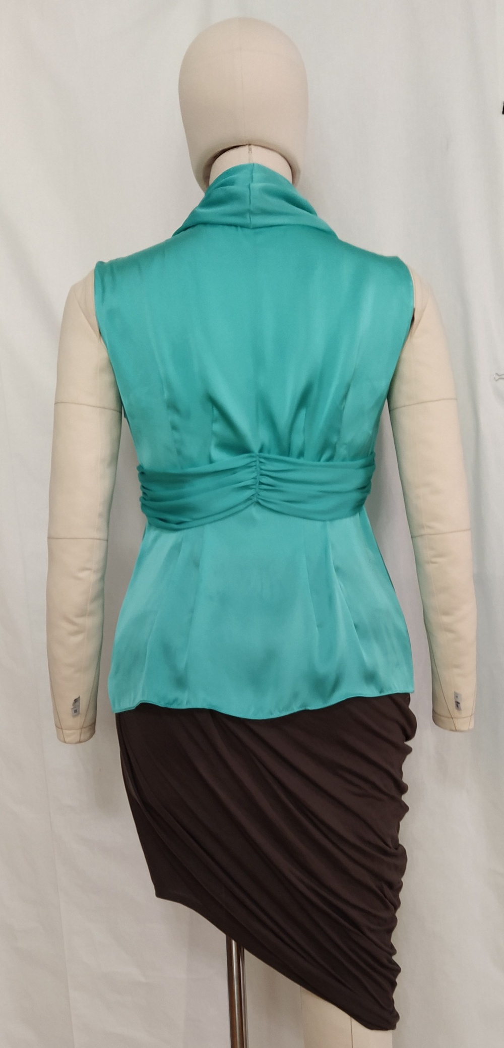 Блуза с драпировкой List, M-XL