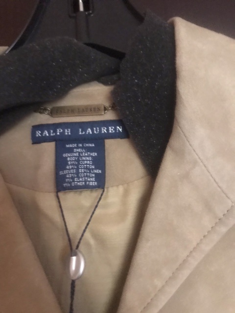 Куртка замшевая Ralph Lauren Blue Label, размер 6