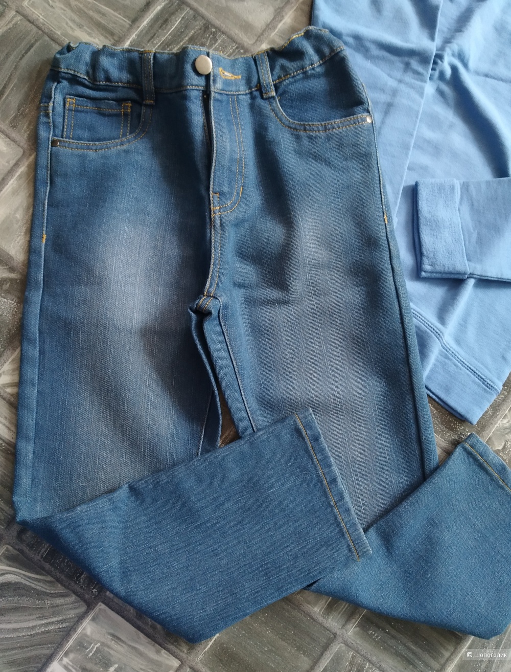 Сет джинсы pepco и толстовка Lisa rose размер 134