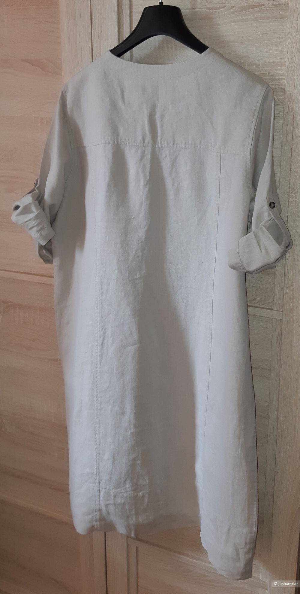 Льняное платье-сафари linea, размер 46/48/50