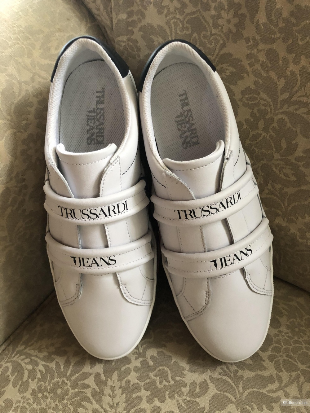 Кожаные сникерсы Trussardi, 42-43