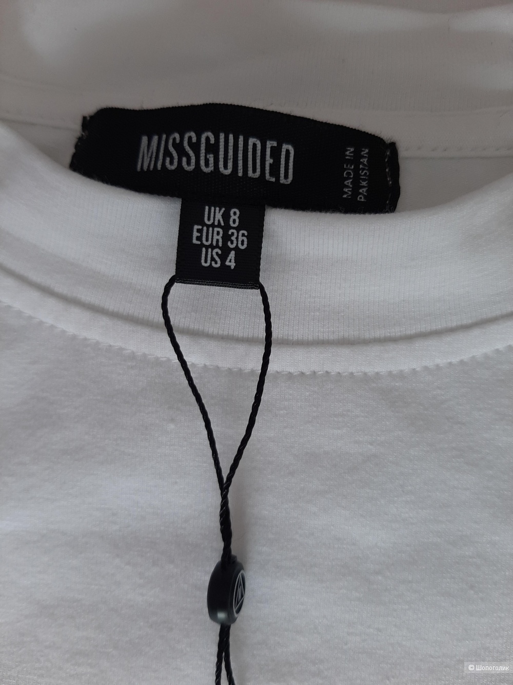 Белая базовая oversized-футболка Missguided, EU 36 (UK 8)
