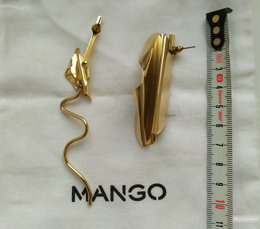 Серьги Mango, one size