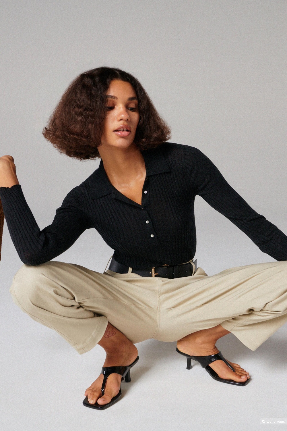 Брюки хлопок и лиоцелл ZARA, размер L