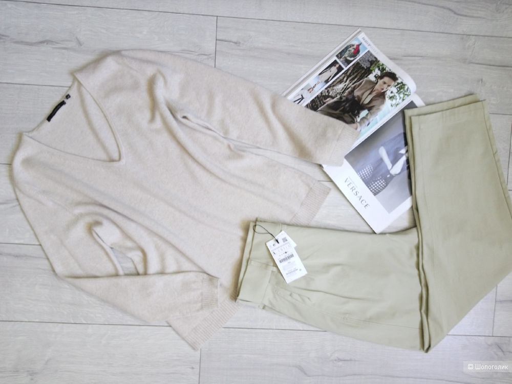 Брюки хлопок и лиоцелл ZARA, размер L