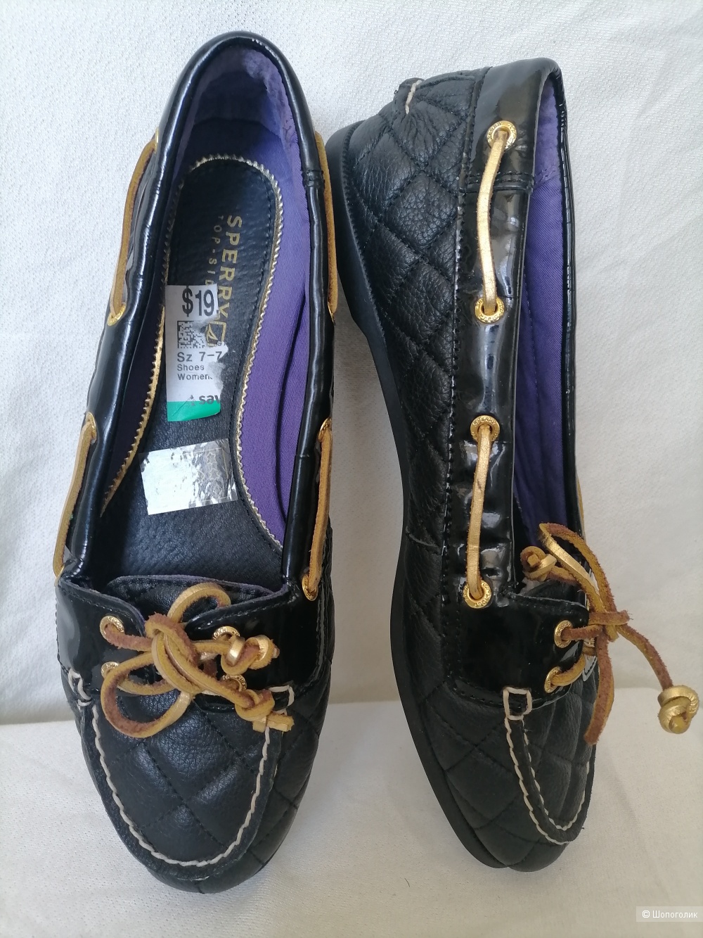 Лоферы мокасины топсайдеры Sperry Top-Sider, 37 Ru