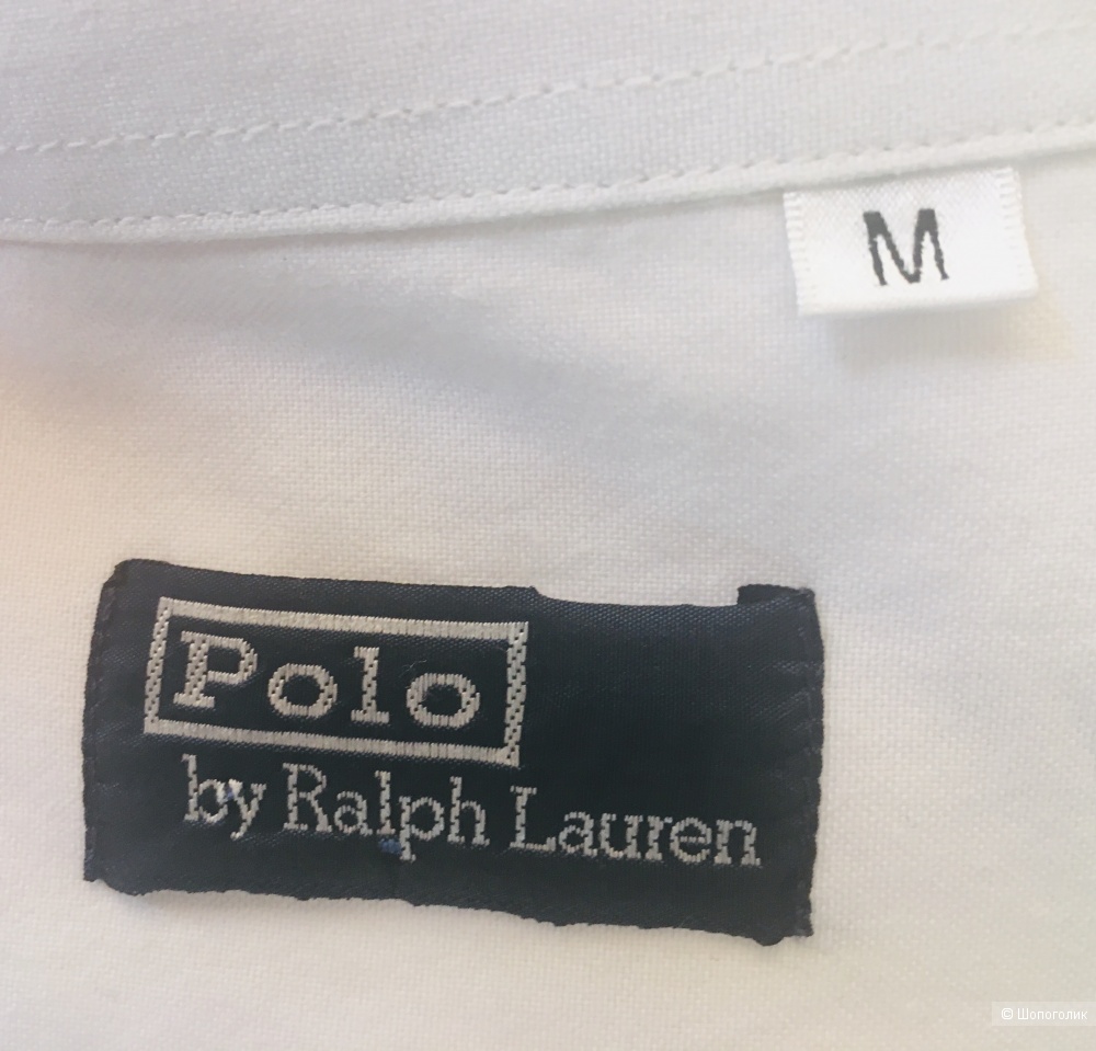 Белая рубашка  Polo by Ralph Lauren размер М на S