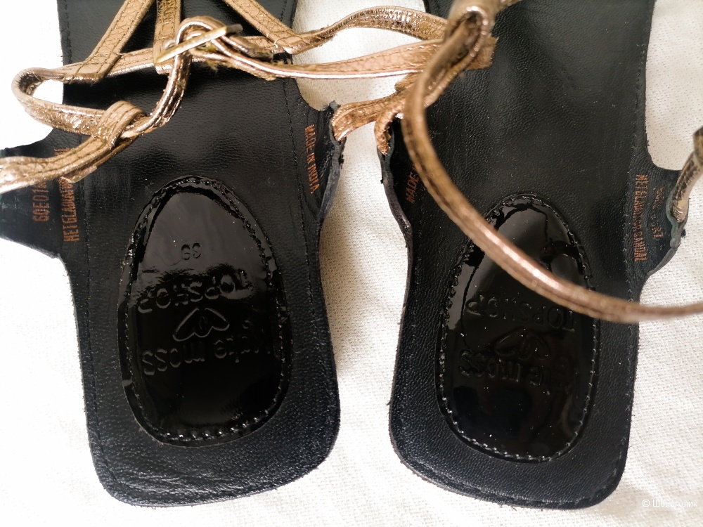 Сандалии босоножки Kate Moss Topshop кожаные, 37.5-38 Ru