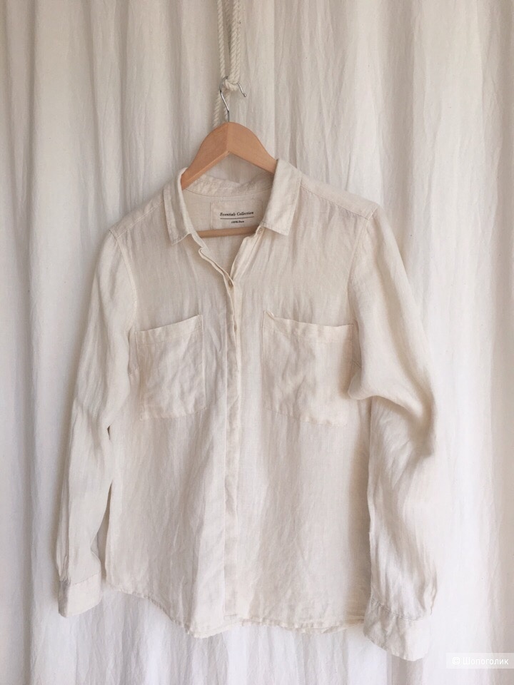 Льняная рубашка Marks&Spencer, размер 14 (44-48)