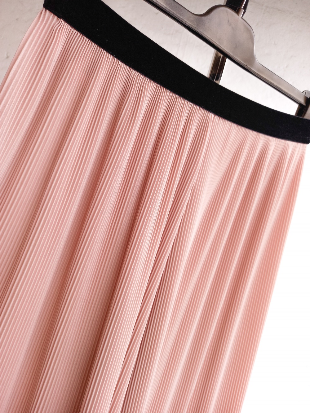 Юбка брюки плиссированные розовые ZARA BASIC XS S M