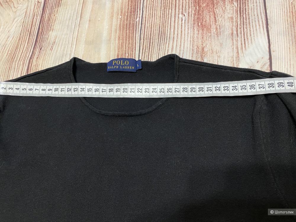 Шелковый топ с баской POLO RALPH LAUREN, L