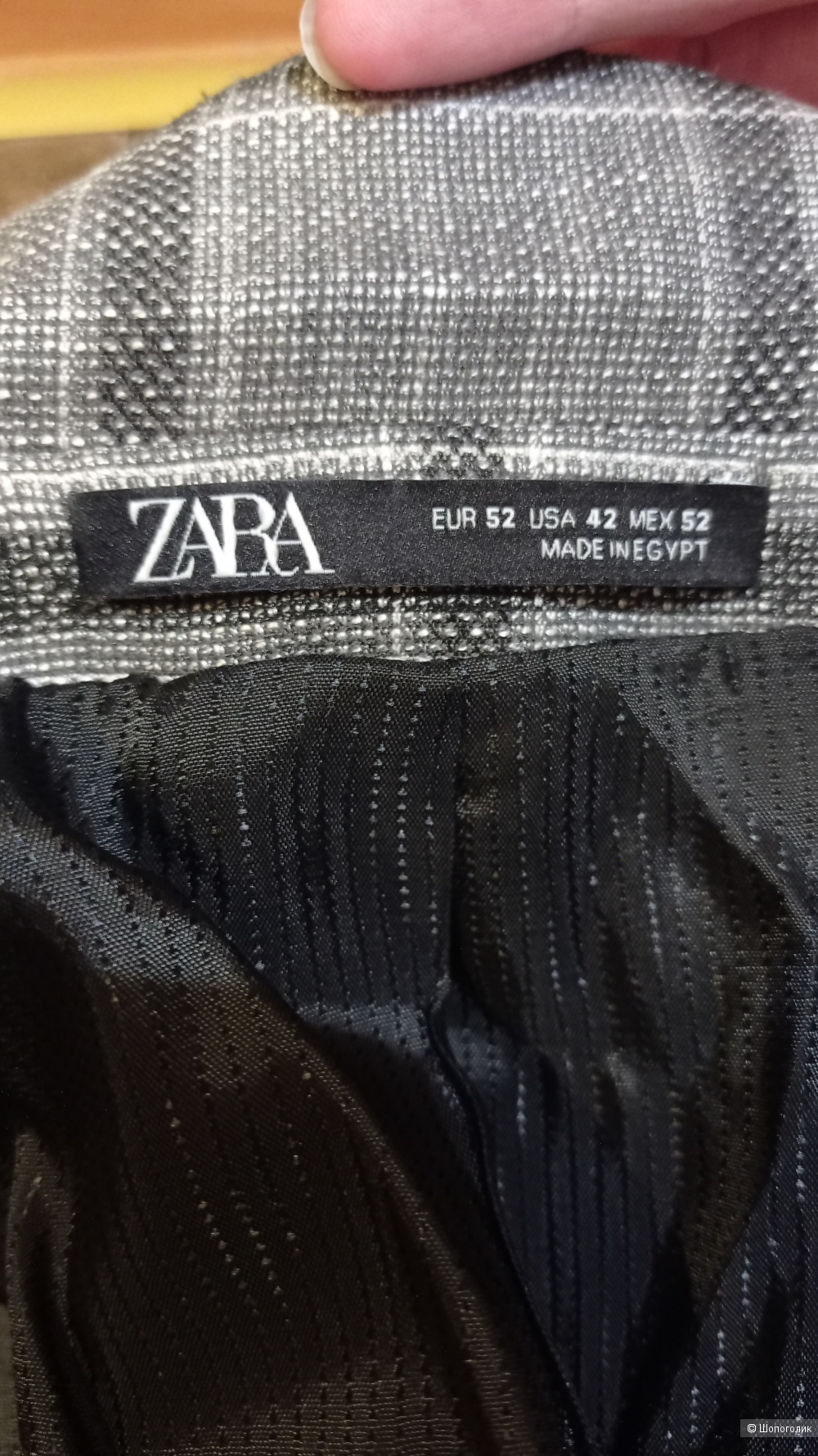 Пиджак Zara маркировка 52