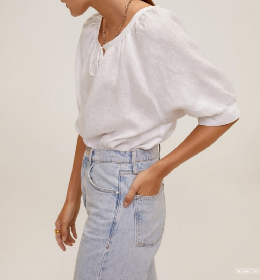 Льняные блуза  Мango размер M