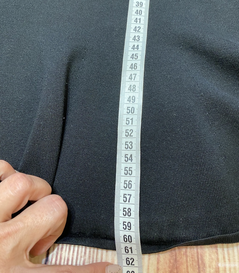 Шелковый топ с баской POLO RALPH LAUREN, L