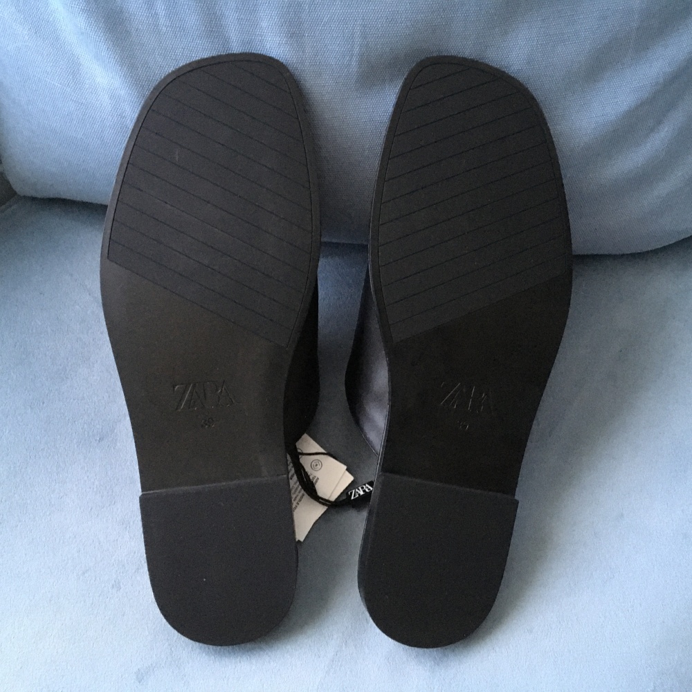 Кожаные мюли Zara 39