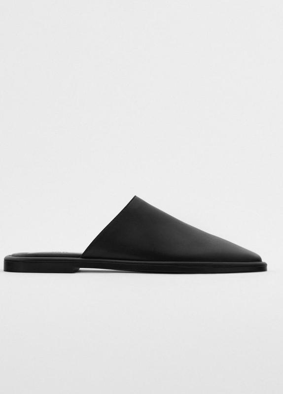 Кожаные мюли Zara 39