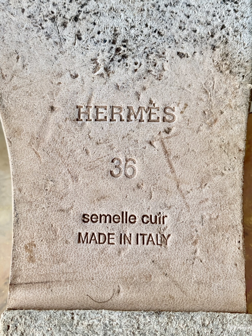 Шлепки Hermes, размер 36.