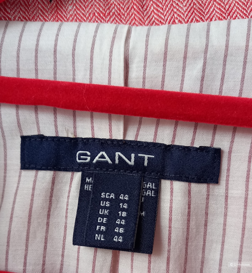 Пиджак жакет розовый лён GANT L-XL