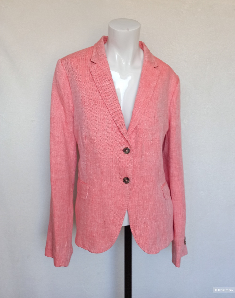 Пиджак жакет розовый лён GANT L-XL