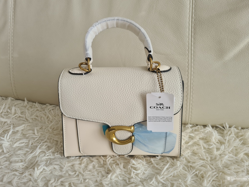 Сумка Coach Tabby 20 white оригинал новая