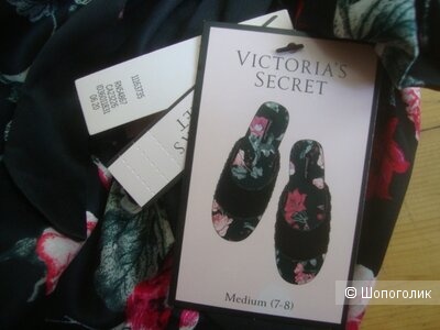 Victoria secret тапочки в подарочном мешочке М