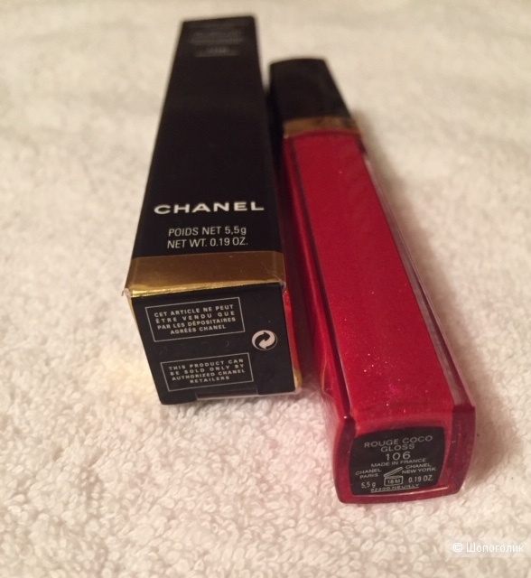 Блеск для губ Chanel Rouge Coco Gloss Amarena 106. One size