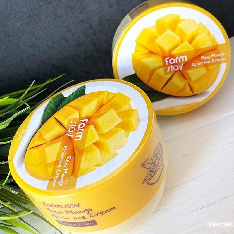 Крем для тела с маслом манго Farm Stay Real Mango All-in-one Cream 300 мл