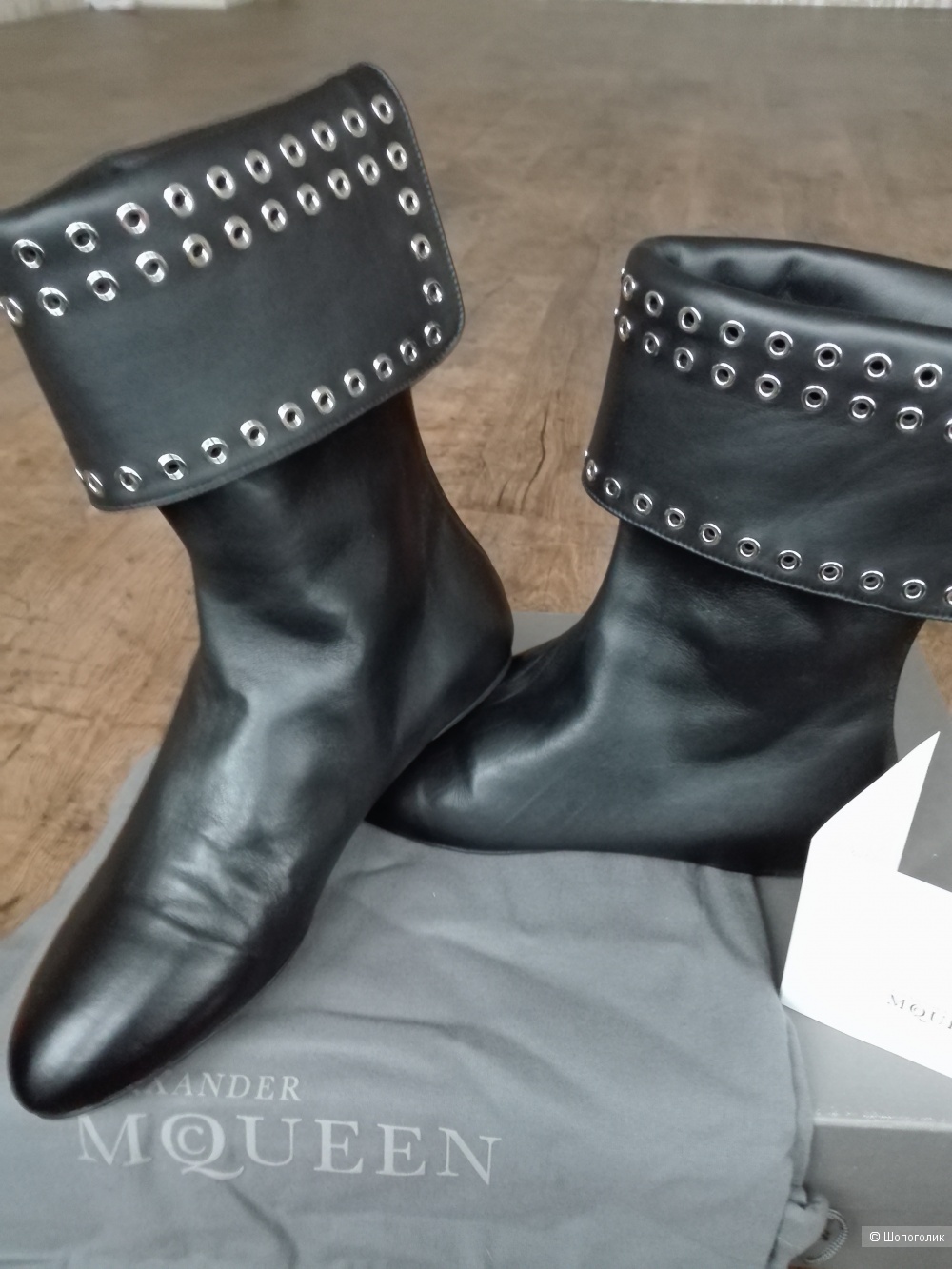 Полусапожки Alexander McQueen,оригинал,раз.38-38,5