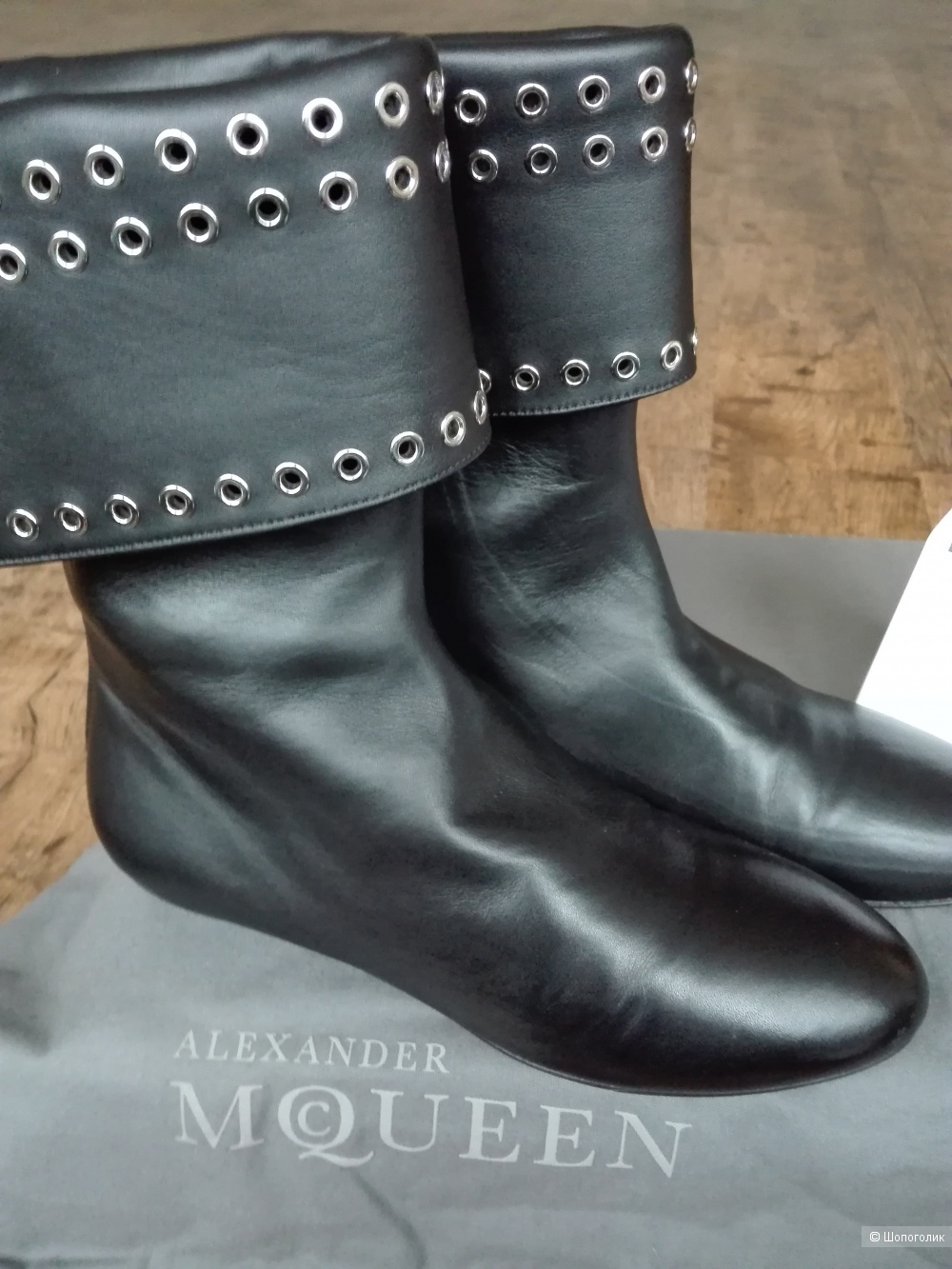 Полусапожки Alexander McQueen,оригинал,раз.38-38,5