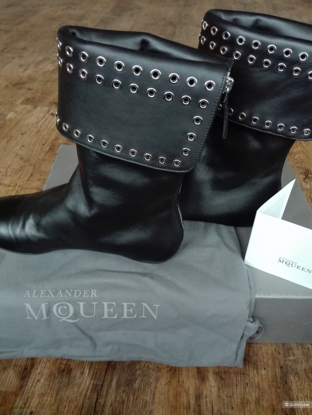 Полусапожки Alexander McQueen,оригинал,раз.38-38,5